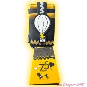 Loungefly Peanuts 75th Anniversary Woodstock Hot Air Balloon Card Holder